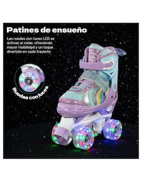 Patines de 4 ruedas Little Monkey para niña