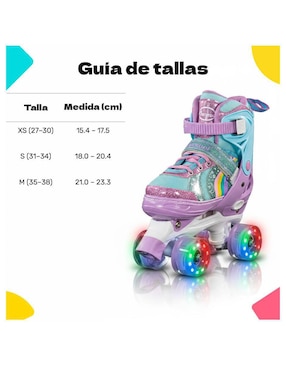 Patines de 4 ruedas Little Monkey para niña