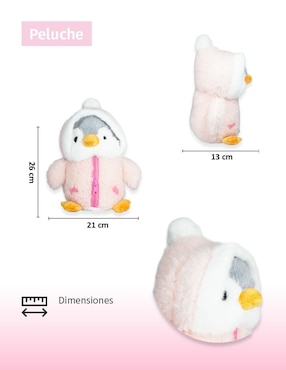 Peluche de pingüino Importadora la Merced de 26 cm
