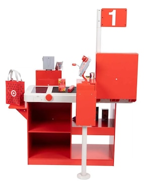 Línea para pagar de juguete Target con accesorios Target Tape juego de rol para niños