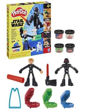 Moldea y crea sables de luz Play Doh Star Wars