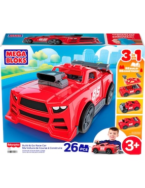 Imagen de producto Set construcción Mega Bloks Build & Go auto arma y acelera 3 en 1 Fisher -Price