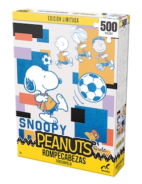 Rompecabezas Edición limitada Peanuts fútbol aterciopelado Novelty 500 piezas