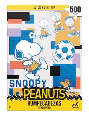 Rompecabezas Edición limitada Peanuts fútbol aterciopelado Novelty 500 piezas