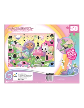Rompecabezas infantil Frota y descubre Gabby´s Dollhouse Novelty 50 piezas