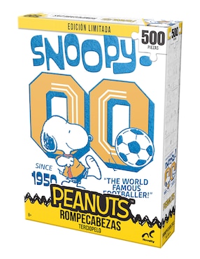 Rompecabezas Edición limitada Peanuts Futbol II aterciopelado Novelty 500 piezas
