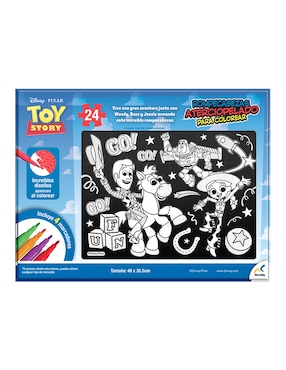 Rompecabezas Toy Story Aterciopelado para colorear Novelty 28 piezas