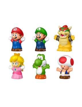 Paquete de figuras Little People de Super Mario