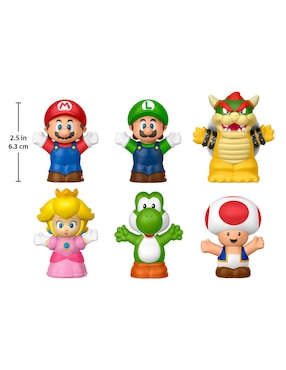 Paquete de figuras Little People de Super Mario