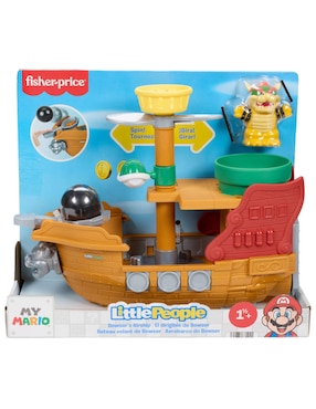 Barco de Bowser Little People de Super Mario
