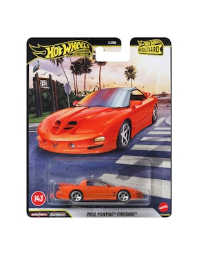 Vehículo a escala Hot Wheels Premium Boulevard 2002 Pontiac Firebird