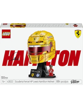 LEGO LEGO Scuderia Ferrari HP: Casco de Lewis Hamilton 43022 Editions