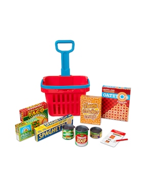 Canasta de Supermercado Melissa & Doug juego recreativo 3 años