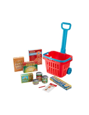 Canasta de Supermercado Melissa & Doug juego recreativo 3 años
