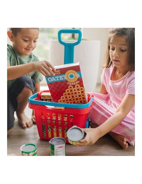 Canasta de Supermercado Melissa & Doug juego recreativo 3 años