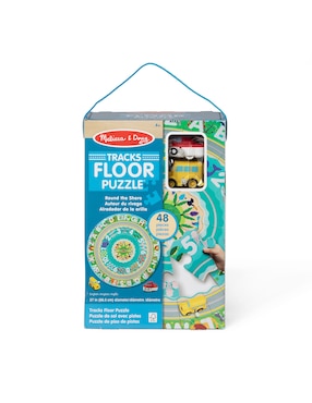 Rompecabezas Piso Pistas Melissa & Doug 48 piezas