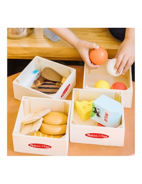 Set Grupos de Alimentos 4 Pack Surtido Melissa & Doug juego estimulación temprana 2 años