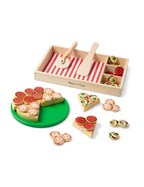 Fiesta de pizza Melissa & Doug juego de rol para niños