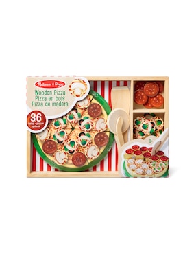 Fiesta de pizza Melissa & Doug juego de rol para niños