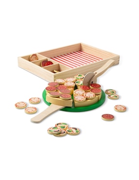 Fiesta de pizza Melissa & Doug juego de rol para niños