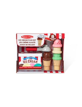 Set helados Melissa & doug juego recreativo 3 años