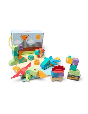 Blockables Dinosaurios Melissa & Doug juego recreativo 2 años