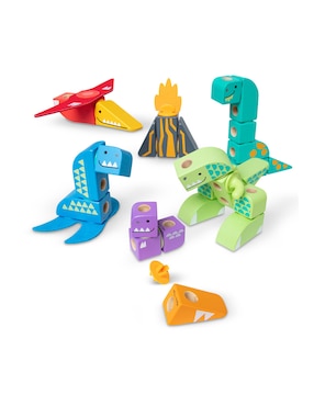Blockables Dinosaurios Melissa & Doug juego recreativo 2 años