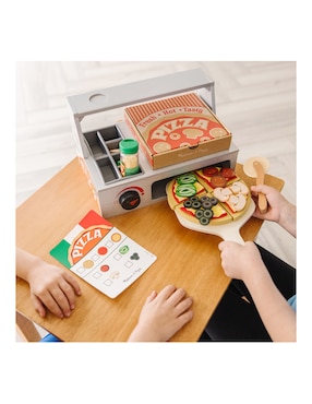 Mostrador De Pizzería Melissa & Doug juego recreativo 3 años