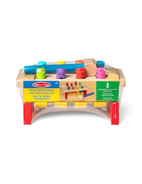 Banco de trabajo para martillar Melissa & Doug juego estimulación temprana + 2 años