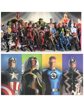 Rompecabezas superhéroes Marvel Coleccionable Premium Novelty 1000 piezas