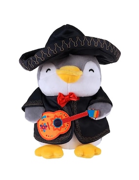 Peluche de pingüino Güish Mariachi Mexicano de 28 cm