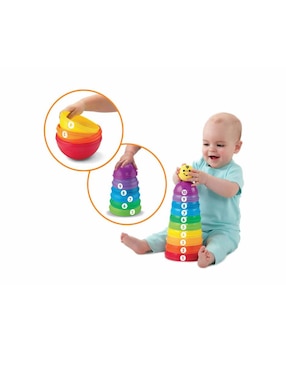 Tazas De Actividades Fisher Price juego didáctico infantil unisex