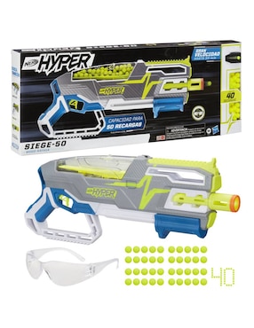 Pistola de dardos Nerf Hyper Siege