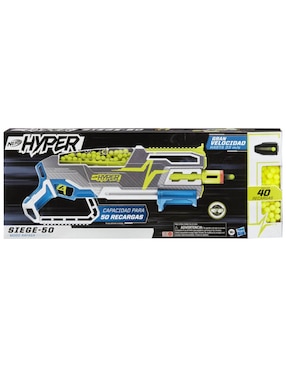 Pistola de dardos Nerf Hyper Siege