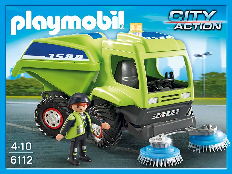 vehiculo limpieza playmobil