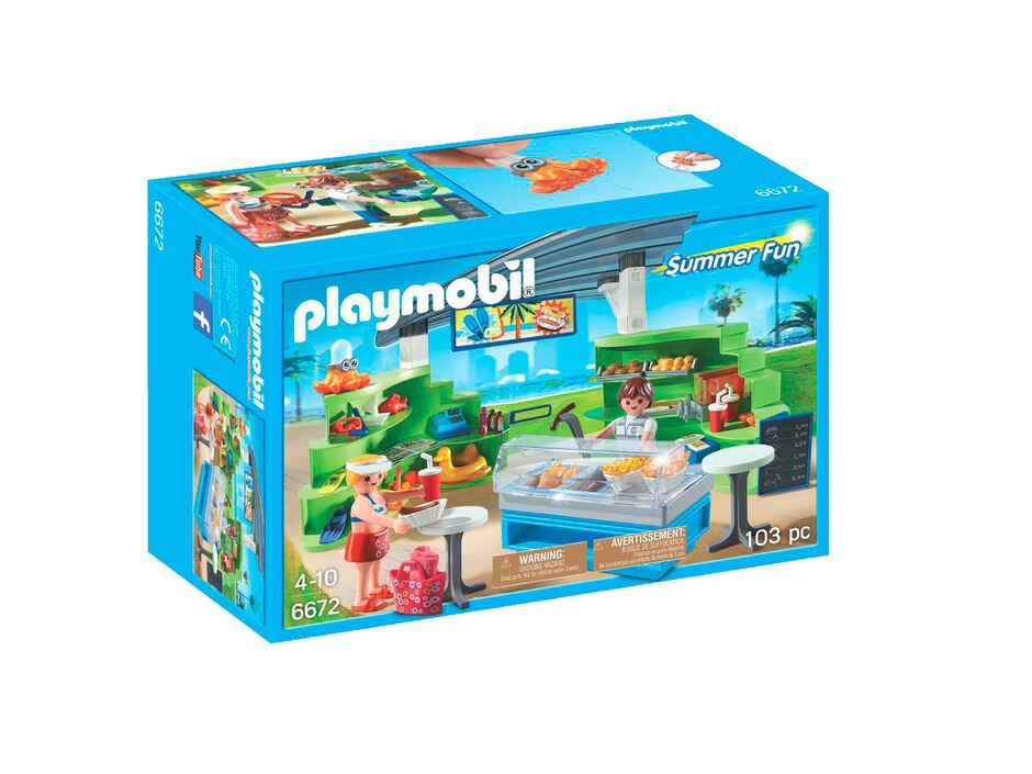 playmobil splish splash cafe