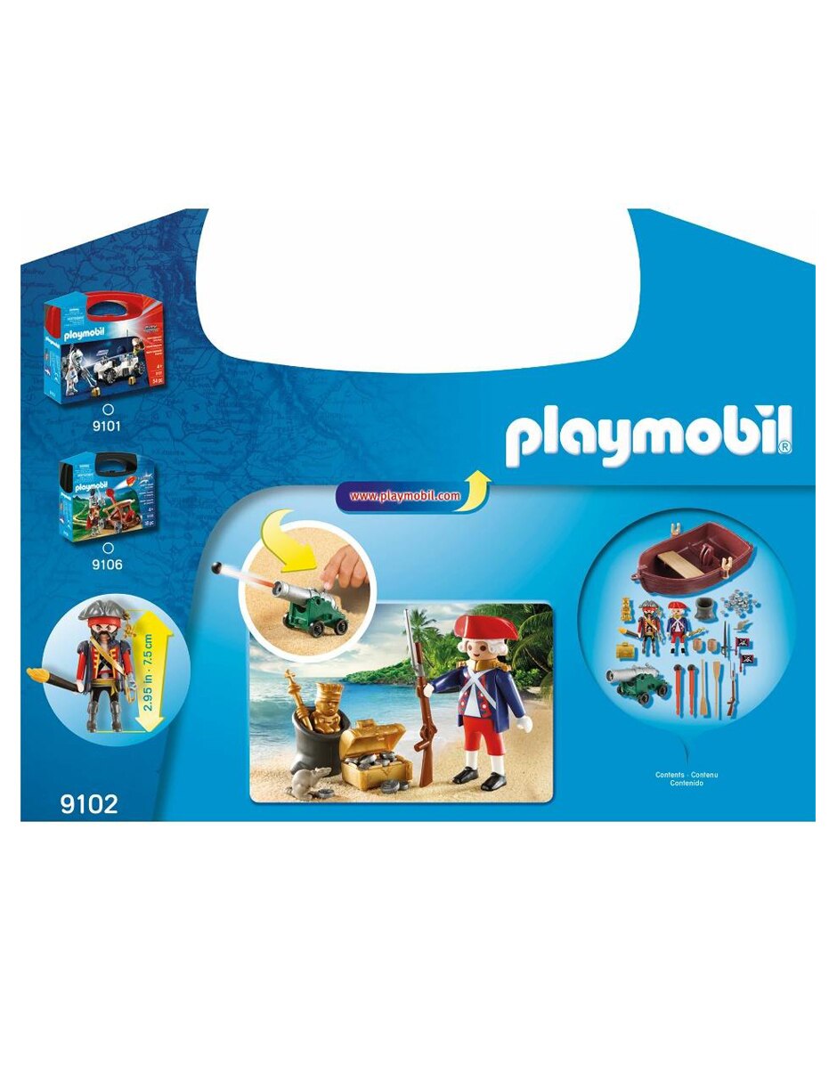 playmobil piratas maletin