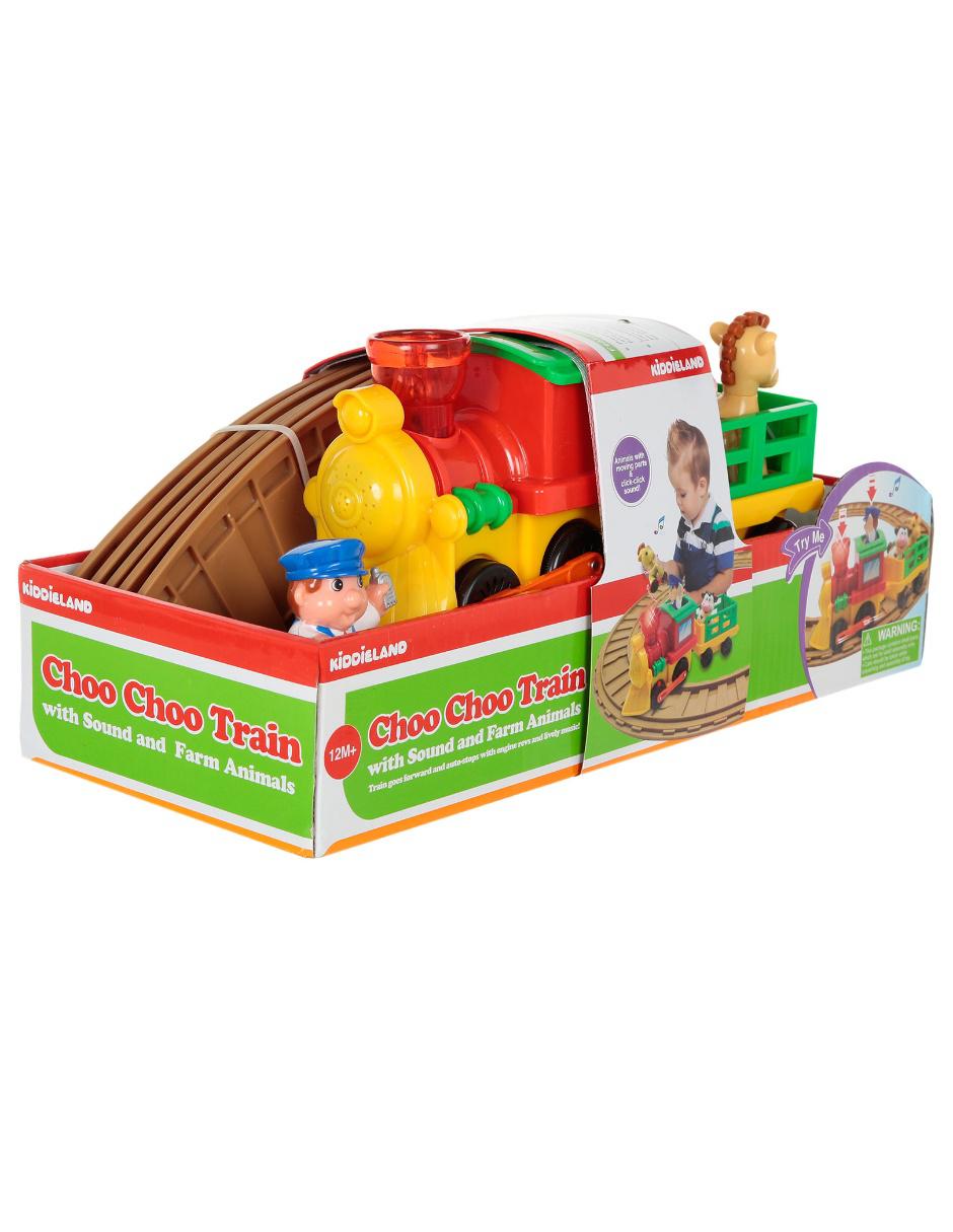 Kiddieland choo choo train with sound and 2024 farm animals