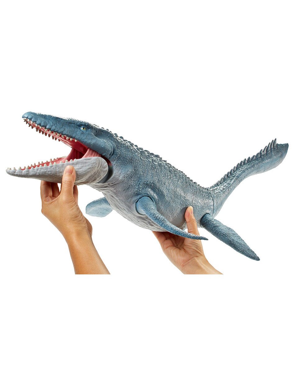 mosasaurio de juguete de jurassic world