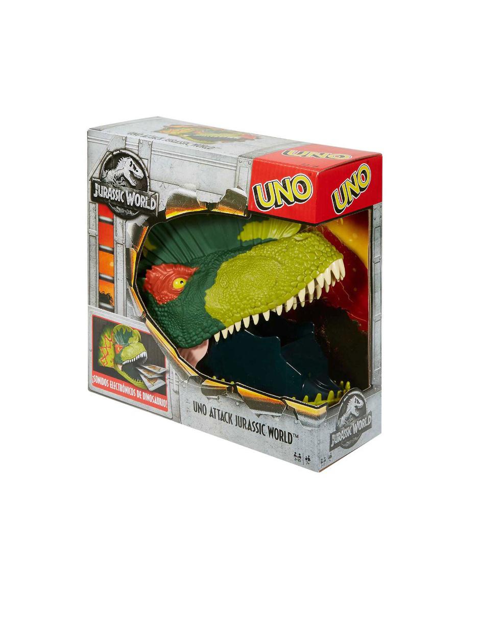 Juego De Mesa Uno Dino Attack Mattel Jurassic World Precio Sugerido