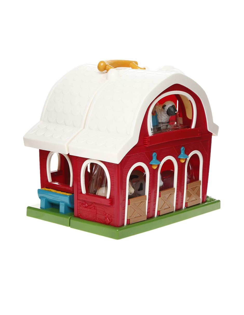 Juego De Establo Rojo juego armable infantil unisex 2