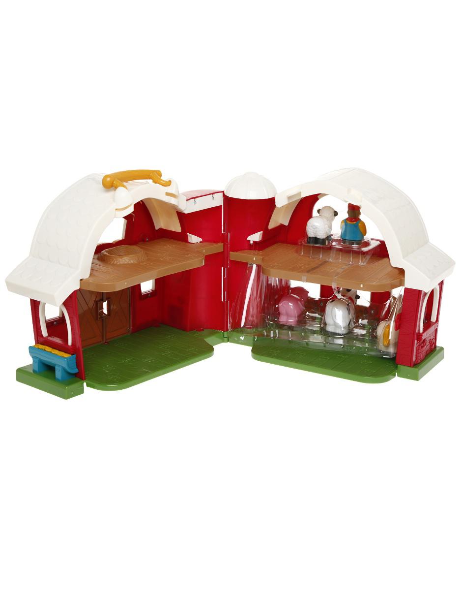 Juego De Establo Rojo juego armable infantil unisex 3