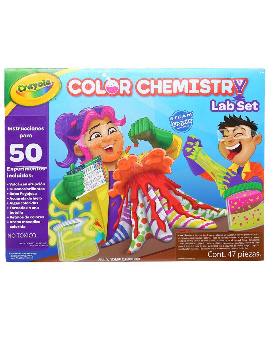 Misionero Críticamente combinar Laboratorio de Química de Colores Crayola didáctico infantil unisex |  Liverpool.com.mx