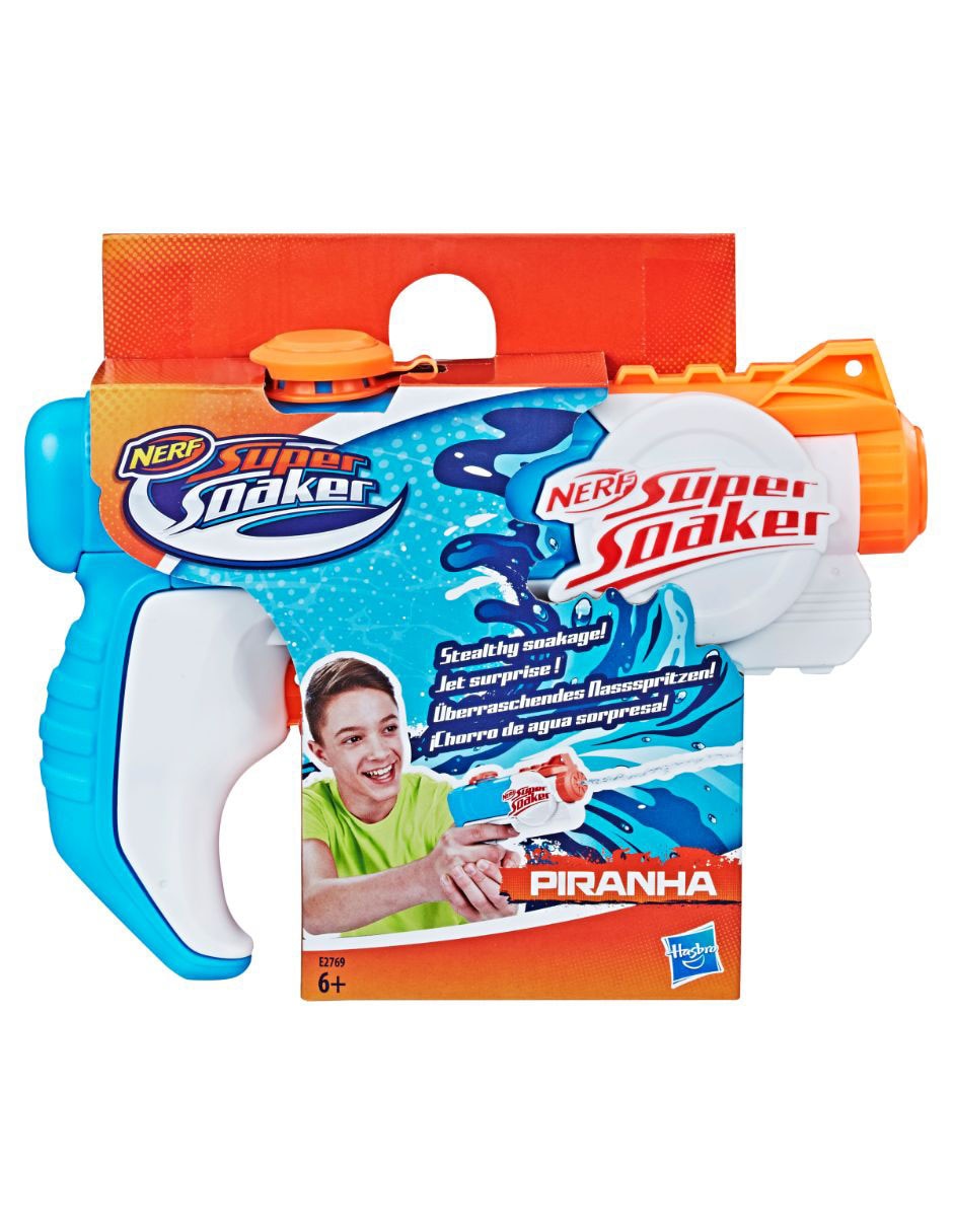 Lanzador de agua Super Soaker Piranha 4