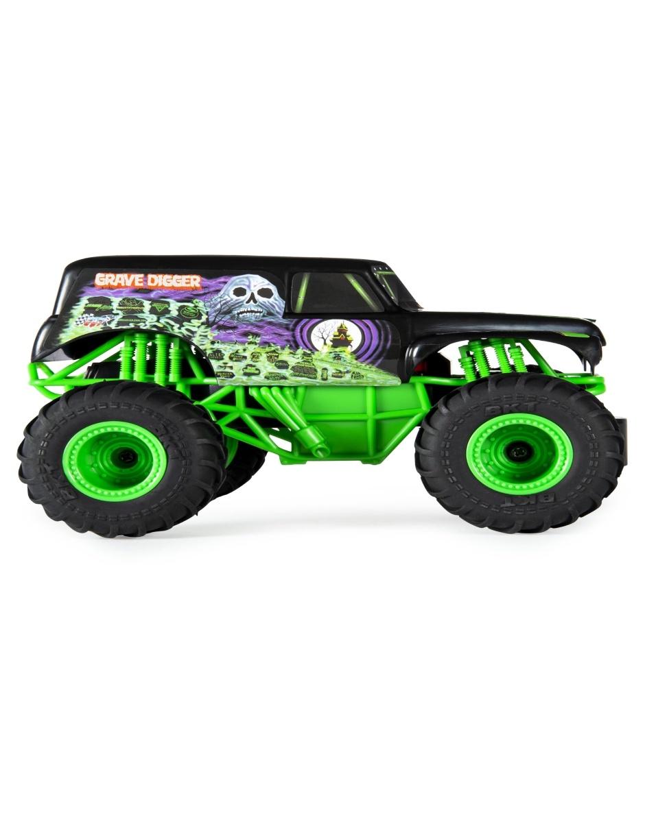 Vehículo de control remoto monster jam grave digger 4