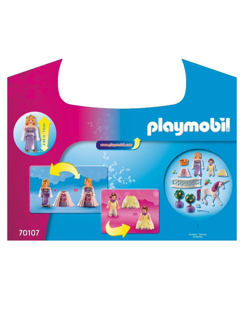 Playmobil Princess Maletín grande princesas y unicornio 70107 La