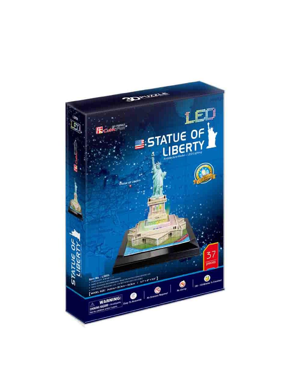 Rompecabezas 3D Estatua de la Libertad 3