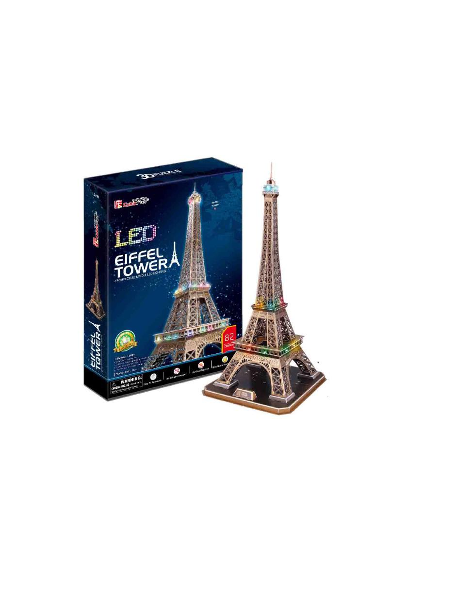 Rompecabezas 3D Torre Eiffel 1