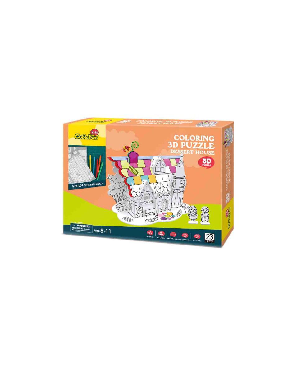 Rompecabezas 3D Dessert House 3