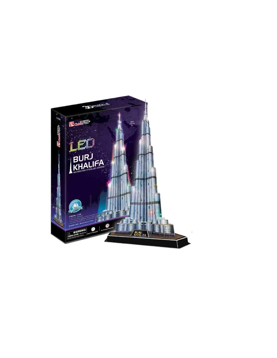 Rompecabezas 3D Torre Burj Khalifa 1